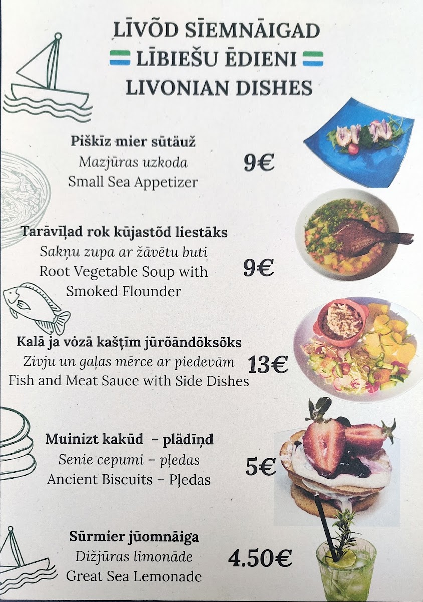 Menu - Divjūriņas photo 3